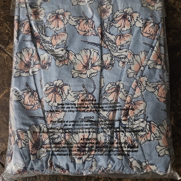 St. Roche Auberon V neck blue pink floral Midi dress sz 6 & 10 NWT - Picture 4 of 13